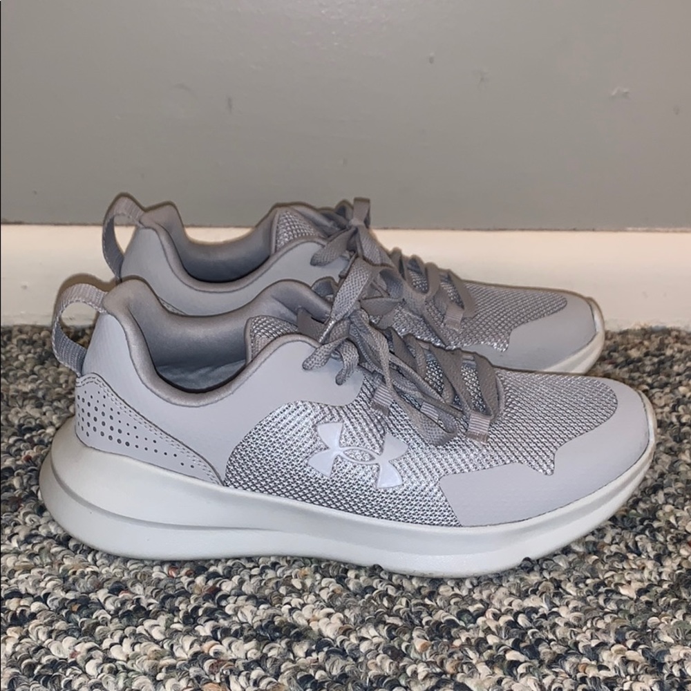 Gray Under Armor Sneakers